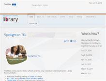 Tablet Screenshot of hickmancountylibrary.net